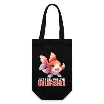 poisson rouge - Sac à bouteille - noir - Devant