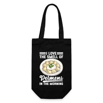 Pelmeni Cuisine russe - Sac à bouteille - noir - Devant