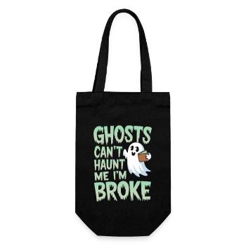 Paranormal Comedy Funny Ghost Humor Lighthearted - Gift Bag for Bottles - black - Front