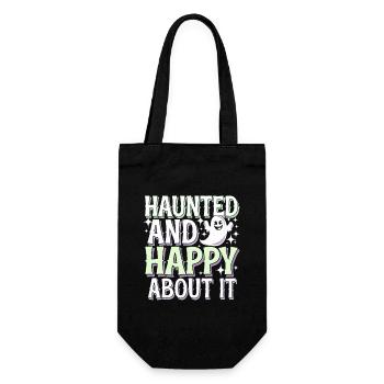 Paranormal Comedy Funny Ghost Humor Lighthearted - Gift Bag for Bottles - black - Front