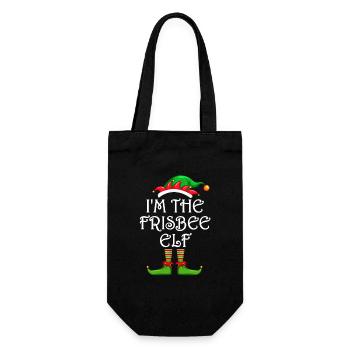 Je suis le frisbee Elf Chemise Famille Assortie - Sac à bouteille - noir - Devant