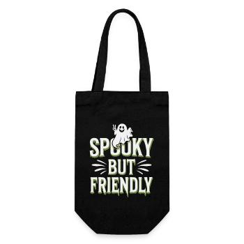 Paranormal Comedy Funny Ghost Humor Lighthearted - Gift Bag for Bottles - black - Front