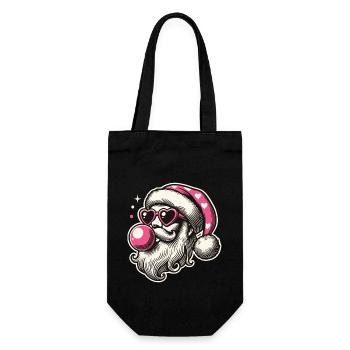 Cool Sigma Santa Christmas Joy - Gift Bag for Bottles - black - Front