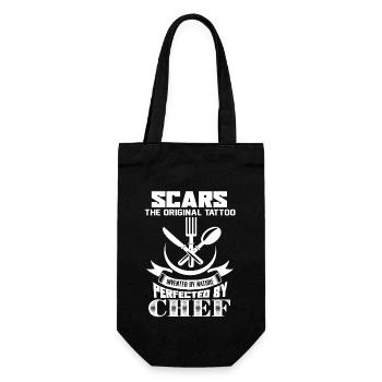 Chef Invented By Chef Perfected By Chef - Gift Bag for Bottles - black - Front