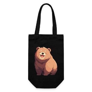 grizzly bears Grizzly bear - Gift Bag for Bottles - black - Front