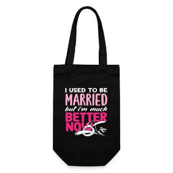 J’étais marié, maintenant je suis - Sac à bouteille - noir - Devant