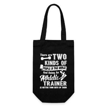 Athletic Trainer Being An Athletic Trainer - Gift Bag for Bottles - black - Front