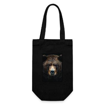 grizzly bears Grizzly bear - Gift Bag for Bottles - black - Front