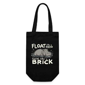 Nilpferd-humor, Sarkastische Zitate, Lustige - Geschenkbeutel für Flaschen - Schwarz - Vorne