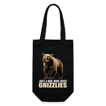 grizzly bears Grizzly bear - Gift Bag for Bottles - black - Front