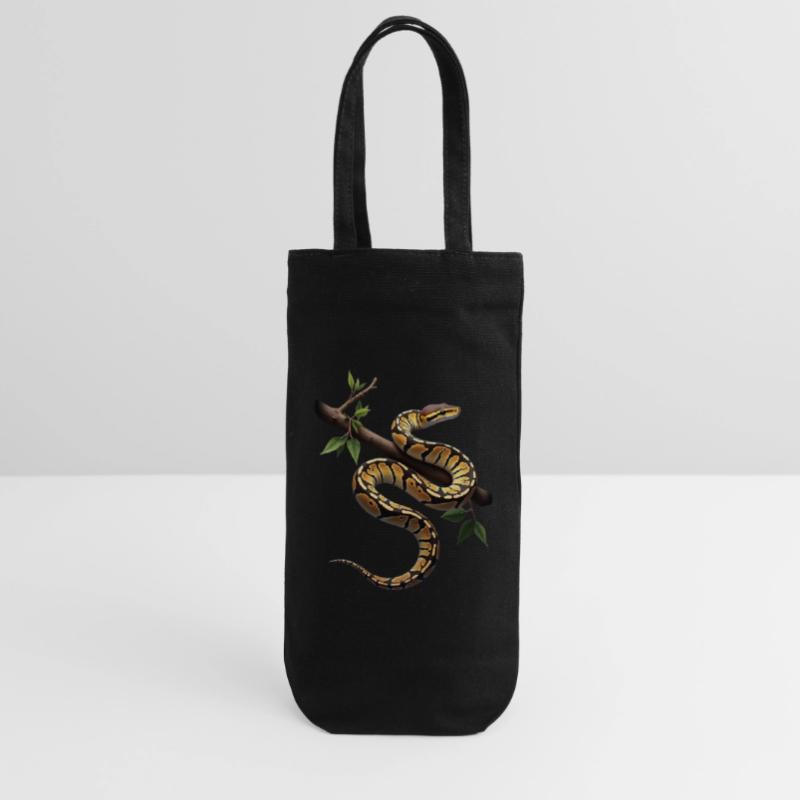 King Python Snakes Lover Terrarium Python Gift Bag for Bottles