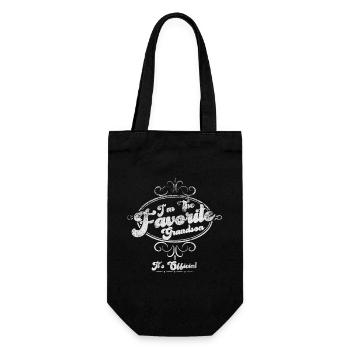 C'est officiel, je suis le petit-fils préféré - Sac à bouteille - noir - Devant