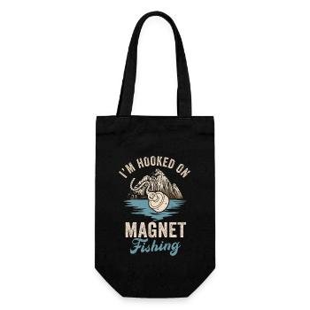 Neodymium Magnet Fishing Magnetic Fisher - Gift Bag for Bottles - black - Front