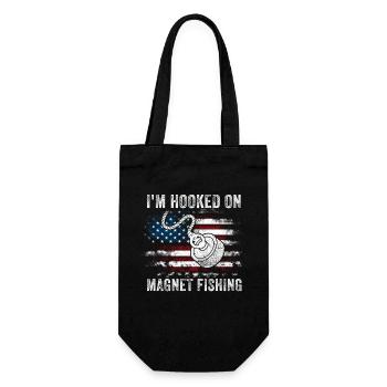 Neodymium Magnet Fishing Magnetic Fisher - Gift Bag for Bottles - black - Front