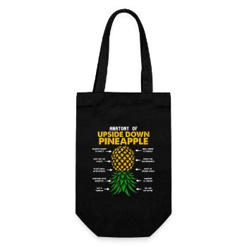 Anatomie de l’ananas inversé toujours prêt pour - Sac à bouteille - noir - Devant