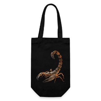 Skorpion - Geschenkbeutel für Flaschen - Schwarz - Vorne