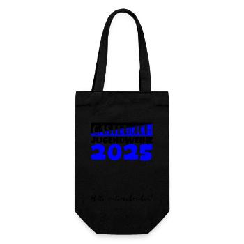 Jugendweihe 2025 Guestbook Gift Girls Boys - Gift Bag for Bottles - black - Front
