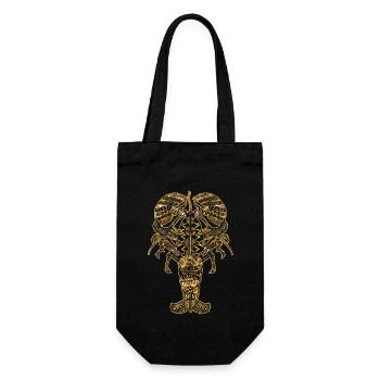 Lobster Geometric - Gift Bag for Bottles - black - Front