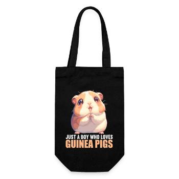 guinea pigs - Gift Bag for Bottles - black - Front