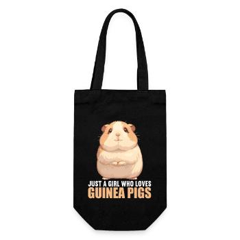 guinea pigs - Gift Bag for Bottles - black - Front