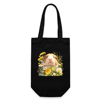guinea pigs - Gift Bag for Bottles - black - Front