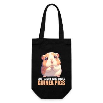 guinea pigs - Gift Bag for Bottles - black - Front