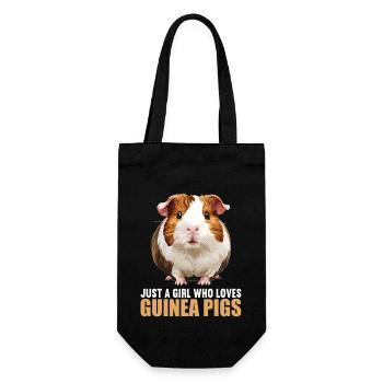 guinea pigs - Gift Bag for Bottles - black - Front