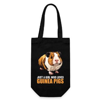 guinea pigs - Gift Bag for Bottles - black - Front