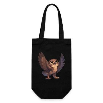 Falken Falke - Geschenkbeutel für Flaschen - Schwarz - Vorne