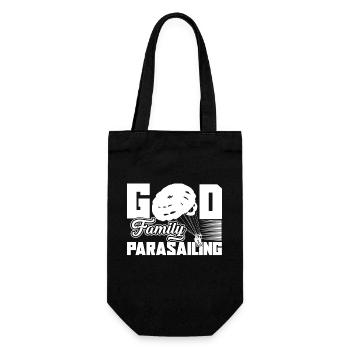 God Family Parasailing - Gift Bag for Bottles - black - Front
