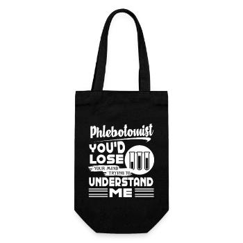 Phlebotomist Understand Me - Gift Bag for Bottles - black - Front