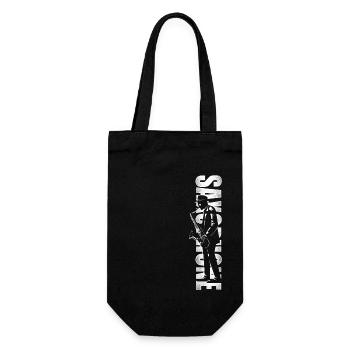 Saxophones Saxophones - Gift Bag for Bottles - black - Front