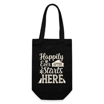 Freiwillige Tierrettung Animal Shelter Heroes - Gift Bag for Bottles - black - Front