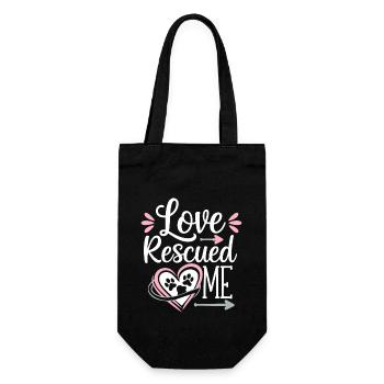 Freiwillige Tierrettung Animal Shelter Heroes - Gift Bag for Bottles - black - Front