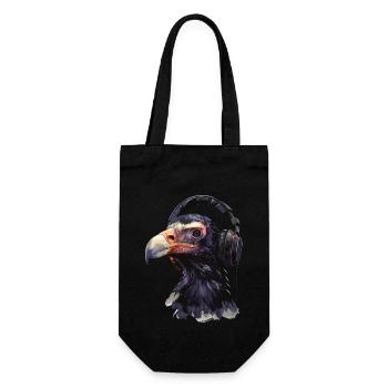 Geier - Geschenkbeutel für Flaschen - Schwarz - Vorne