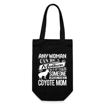 Coyote Proud To Be Coyote Mom - Gift Bag for Bottles - black - Front