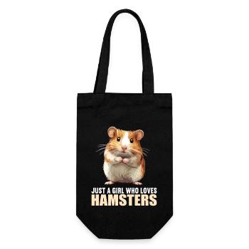 Hamster - Gift Bag for Bottles - black - Front