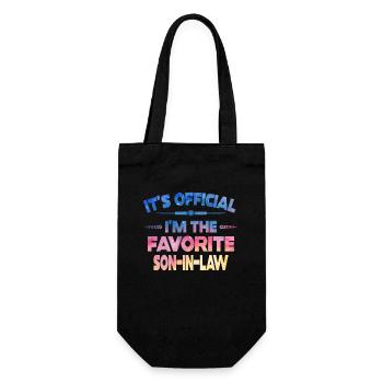 C’est le gendre préféré officiel - Sac à bouteille - noir - Devant