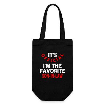 C’est le gendre préféré officiel - Sac à bouteille - noir - Devant