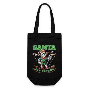 Aventure de Noël de la patrouille du Père Noël - Sac à bouteille - noir - Devant