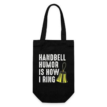 Choir Music Instrument Handbell Choir - Gift Bag for Bottles - black - Front