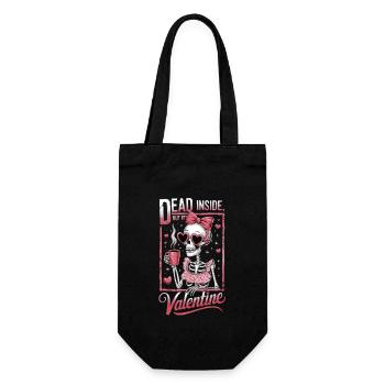 Mort à l’intérieur mais c’est la Saint-Valentin - Sac à bouteille - noir - Devant