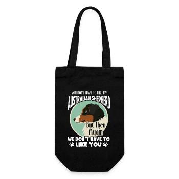 Love My Australian Shepherd - Gift Bag for Bottles - black - Front