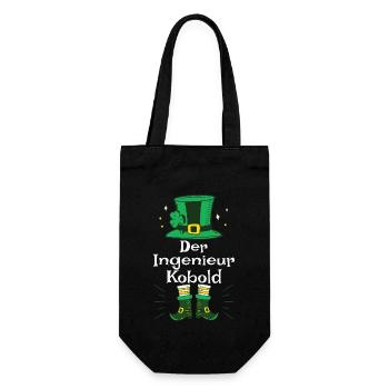 Chapeau de lutin pour les ingénieurs pour la Saint-Patrick - Sac à bouteille - noir - Devant