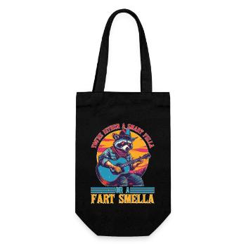 You're Either A Smart Fella Or A Fart Smella 2 - Geschenkbeutel für Flaschen - Schwarz - Vorne