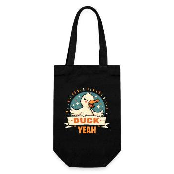 Nutztier-enten-enthusiasten Hinterhof-enten - Geschenkbeutel für Flaschen - Schwarz - Vorne
