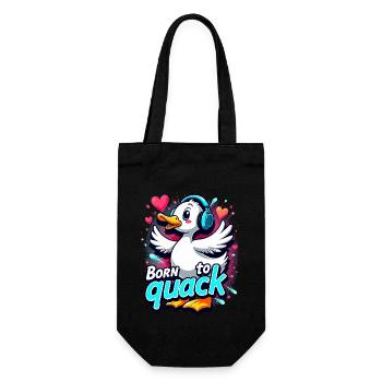 Nutztier-enten-enthusiasten Hinterhof-enten - Geschenkbeutel für Flaschen - Schwarz - Vorne