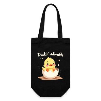 Nutztier-enten-enthusiasten Hinterhof-enten - Geschenkbeutel für Flaschen - Schwarz - Vorne