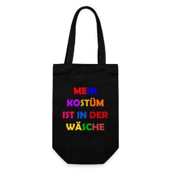 Carnival Costume Women's Gift Carnival Carnival - Gift Bag for Bottles - black - Front