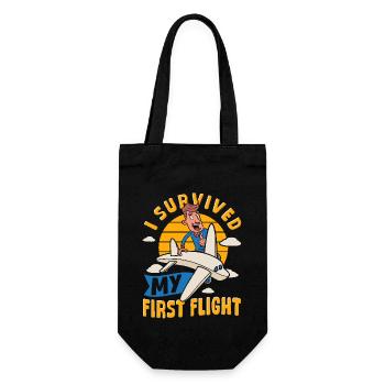 Le début avec l’avion a le premier vol - Sac à bouteille - noir - Devant